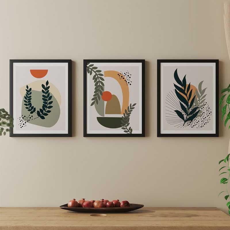 Botanical Boho Wall Art - Set Of Three